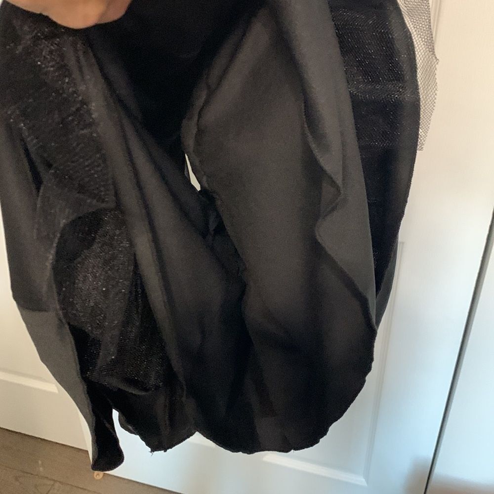 B. Darlin | Black Lace Cutout Women’s Jeweled Cocktail Evening Dress Homecoming - Picture 13 of 14
